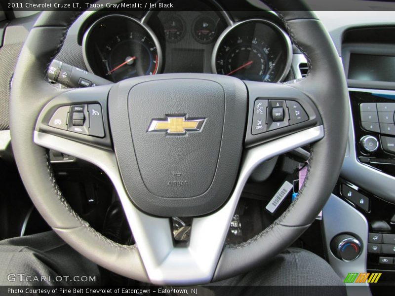 Taupe Gray Metallic / Jet Black 2011 Chevrolet Cruze LT