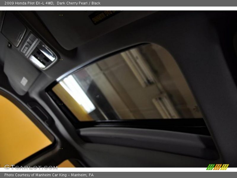 Dark Cherry Pearl / Black 2009 Honda Pilot EX-L 4WD