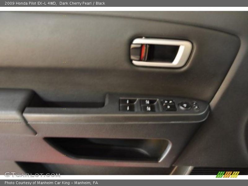 Dark Cherry Pearl / Black 2009 Honda Pilot EX-L 4WD