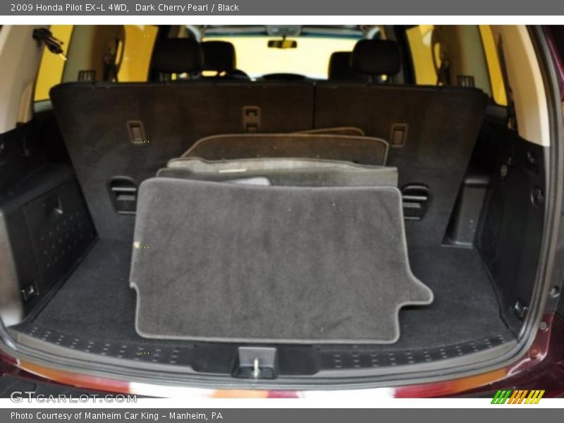 Dark Cherry Pearl / Black 2009 Honda Pilot EX-L 4WD