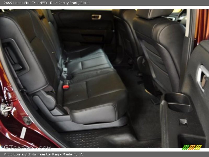 Dark Cherry Pearl / Black 2009 Honda Pilot EX-L 4WD