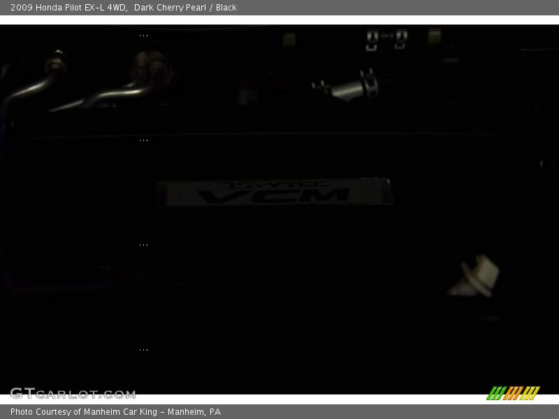 Dark Cherry Pearl / Black 2009 Honda Pilot EX-L 4WD