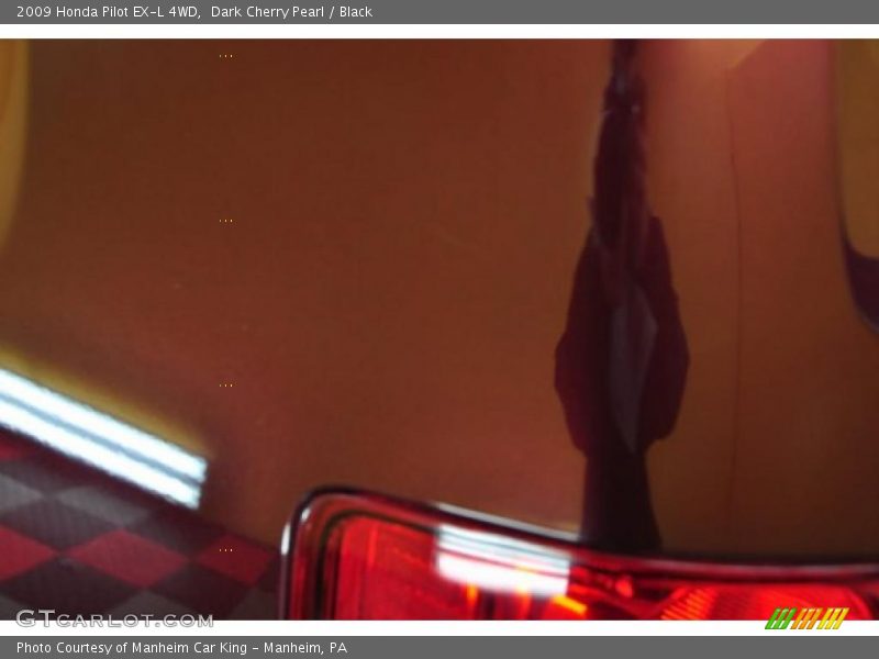 Dark Cherry Pearl / Black 2009 Honda Pilot EX-L 4WD