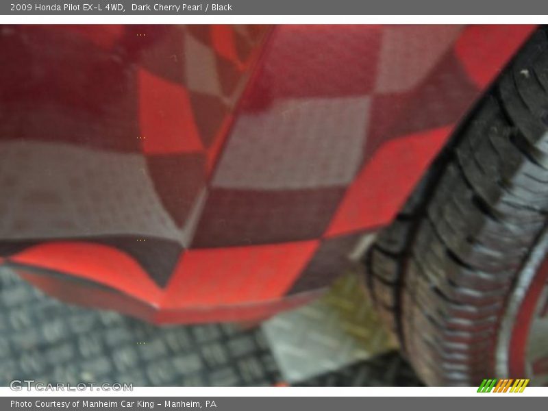 Dark Cherry Pearl / Black 2009 Honda Pilot EX-L 4WD