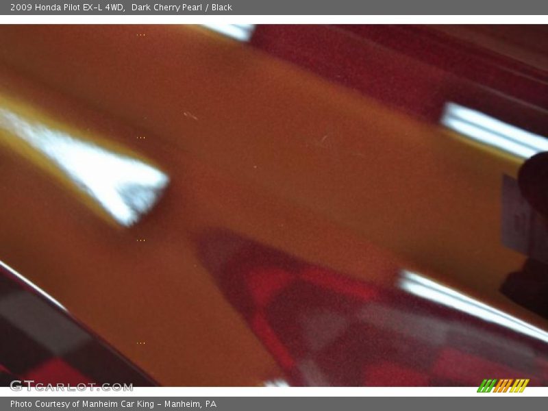 Dark Cherry Pearl / Black 2009 Honda Pilot EX-L 4WD