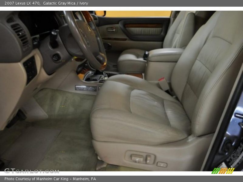 Galactic Gray Mica / Ivory 2007 Lexus LX 470