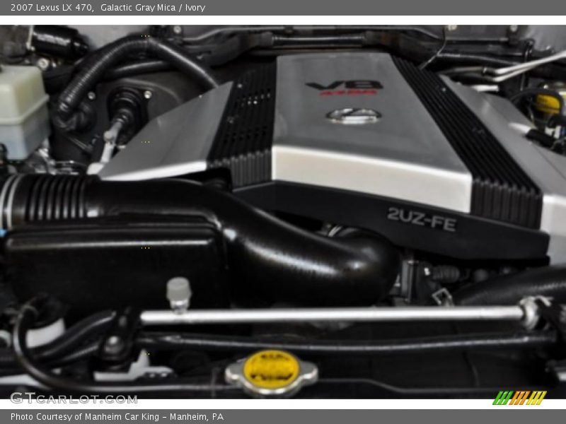 Galactic Gray Mica / Ivory 2007 Lexus LX 470