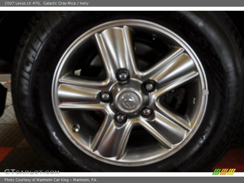 Galactic Gray Mica / Ivory 2007 Lexus LX 470