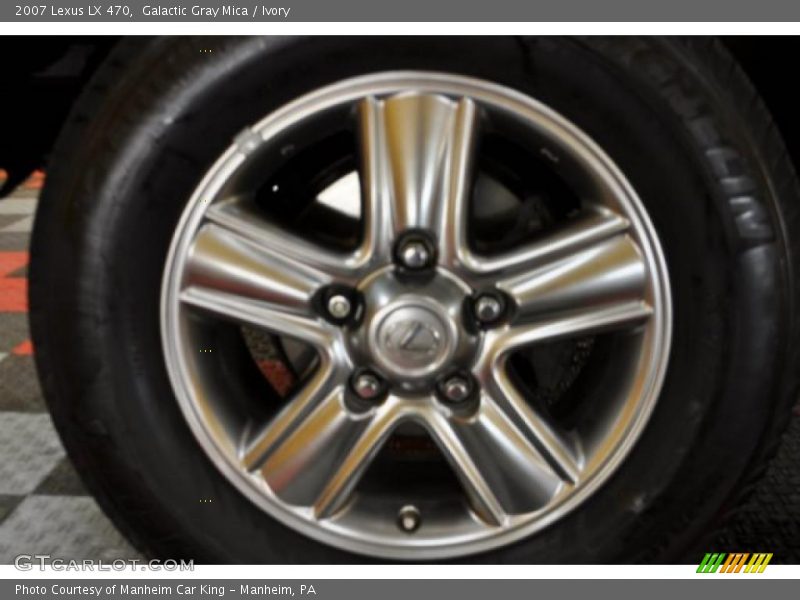 Galactic Gray Mica / Ivory 2007 Lexus LX 470
