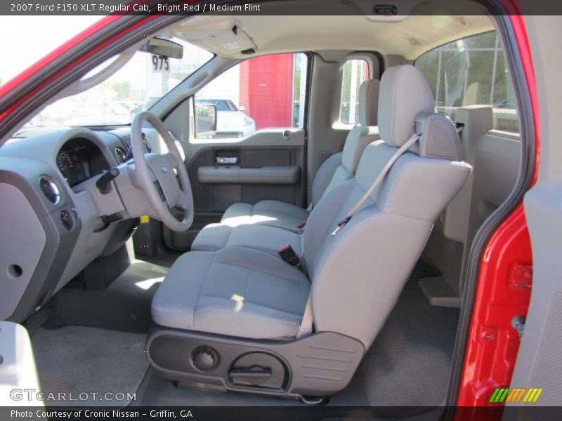  2007 F150 XLT Regular Cab Medium Flint Interior