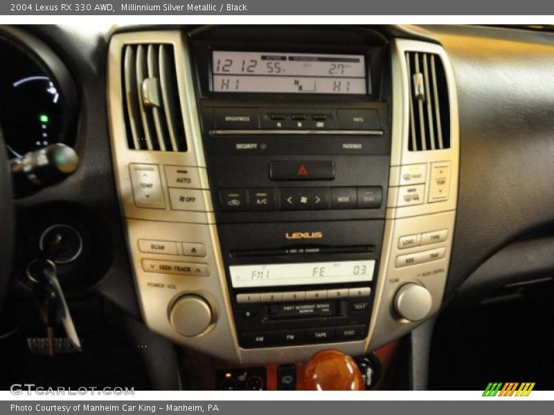 Millinnium Silver Metallic / Black 2004 Lexus RX 330 AWD