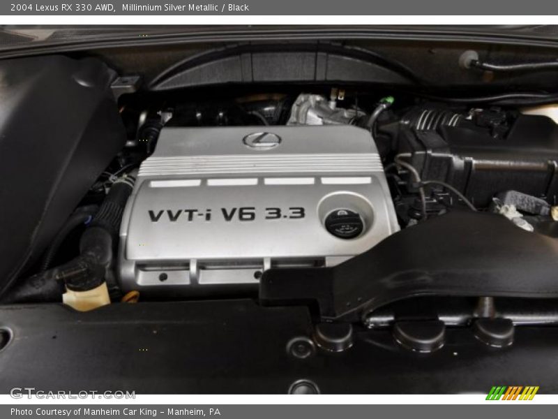 Millinnium Silver Metallic / Black 2004 Lexus RX 330 AWD