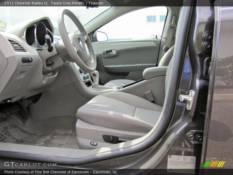 Taupe Gray Metallic / Titanium 2011 Chevrolet Malibu LS