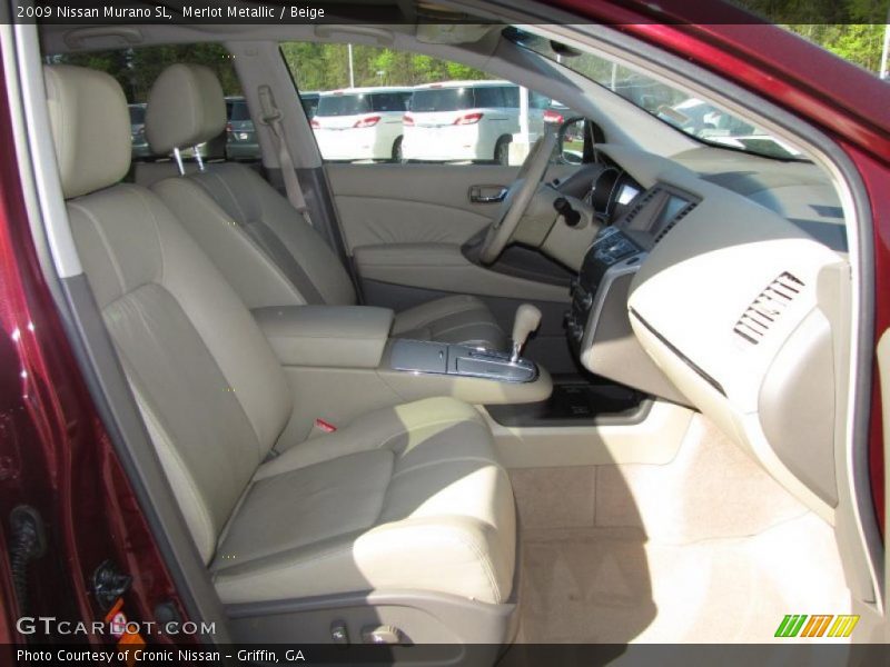 Merlot Metallic / Beige 2009 Nissan Murano SL