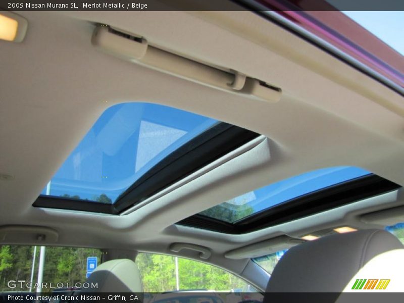 Merlot Metallic / Beige 2009 Nissan Murano SL