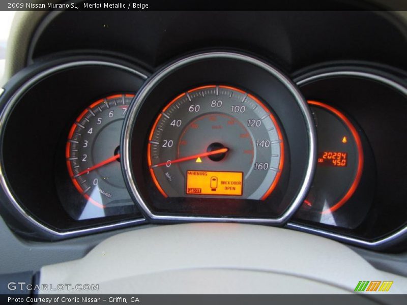 Merlot Metallic / Beige 2009 Nissan Murano SL