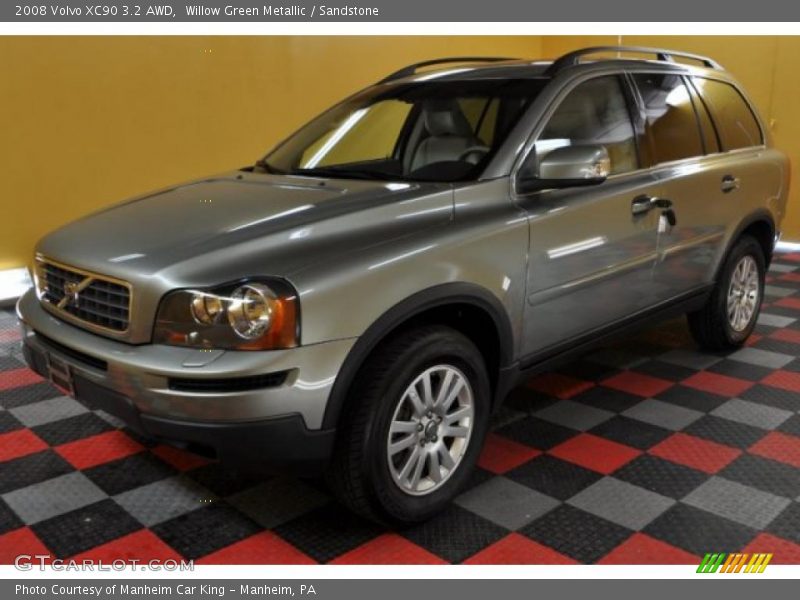 Willow Green Metallic / Sandstone 2008 Volvo XC90 3.2 AWD
