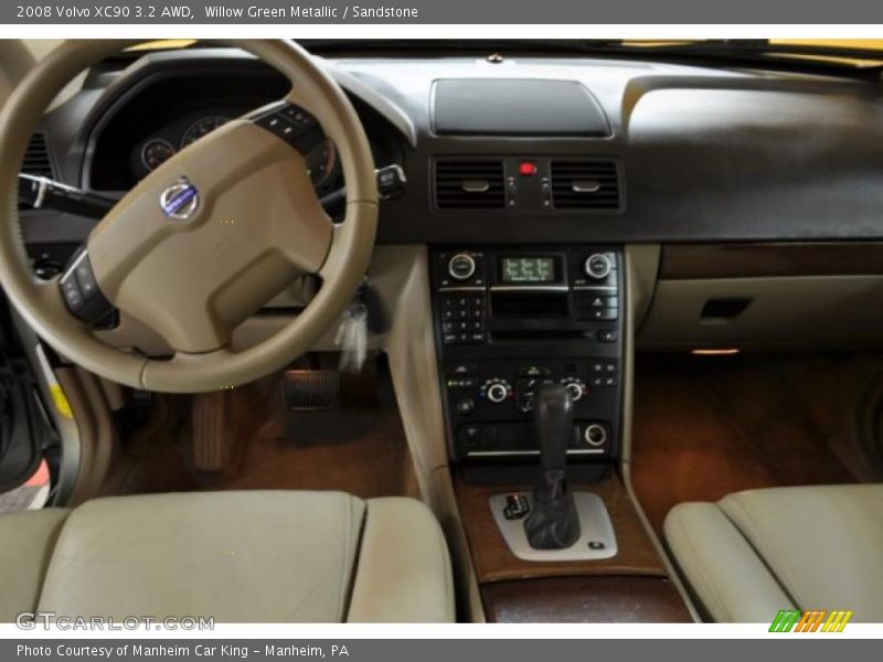 Willow Green Metallic / Sandstone 2008 Volvo XC90 3.2 AWD