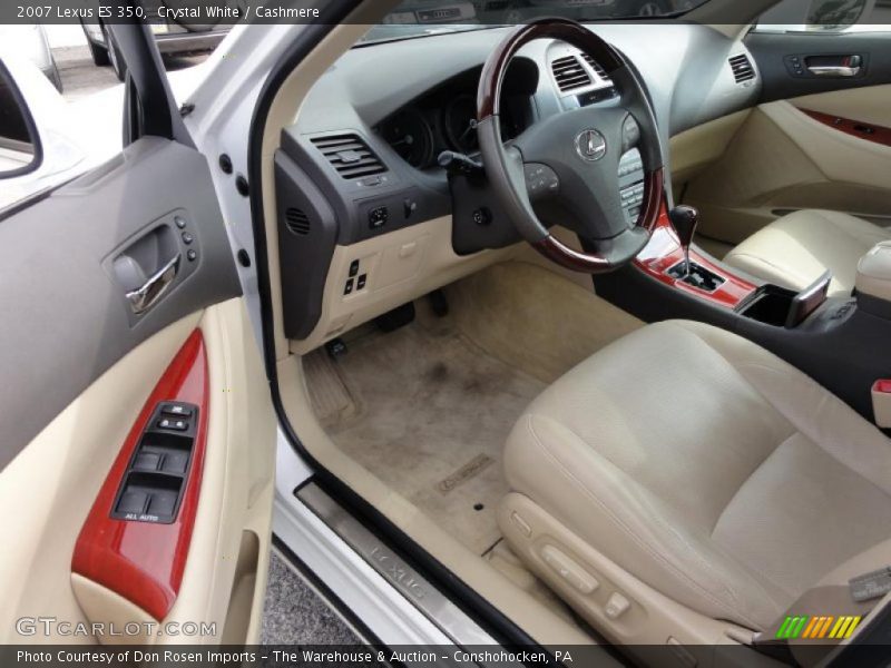 Crystal White / Cashmere 2007 Lexus ES 350