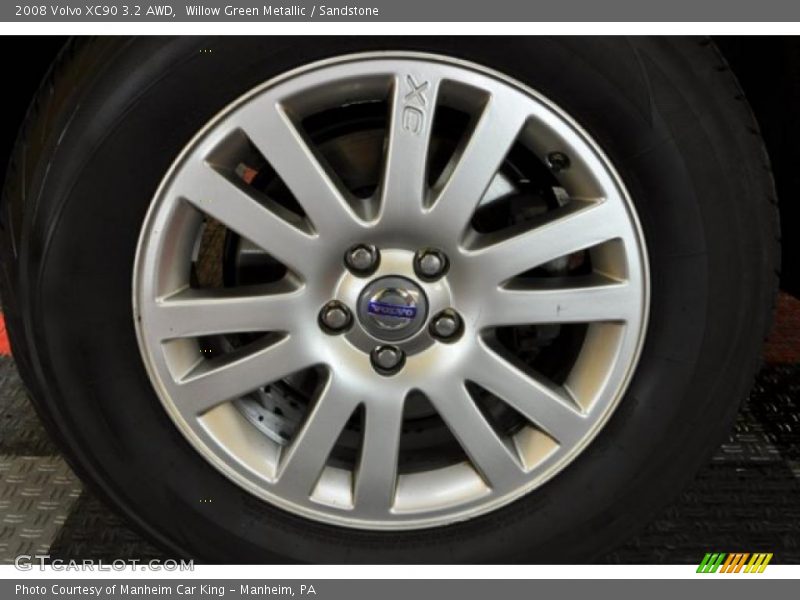 Willow Green Metallic / Sandstone 2008 Volvo XC90 3.2 AWD