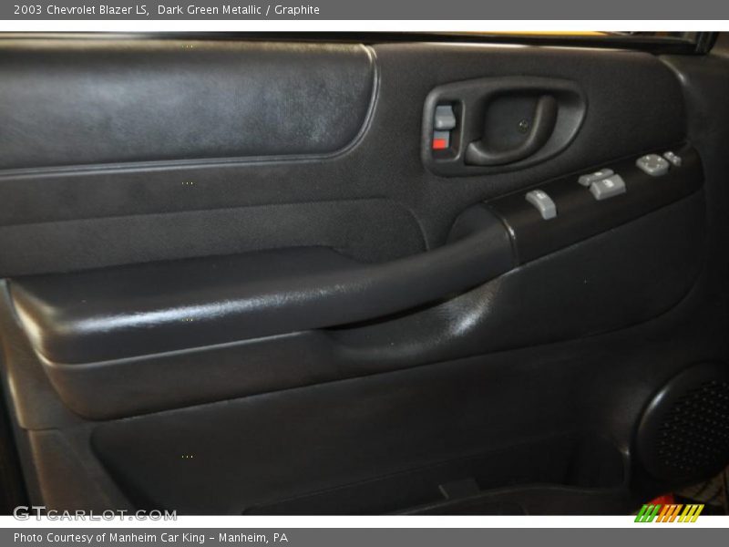 Dark Green Metallic / Graphite 2003 Chevrolet Blazer LS