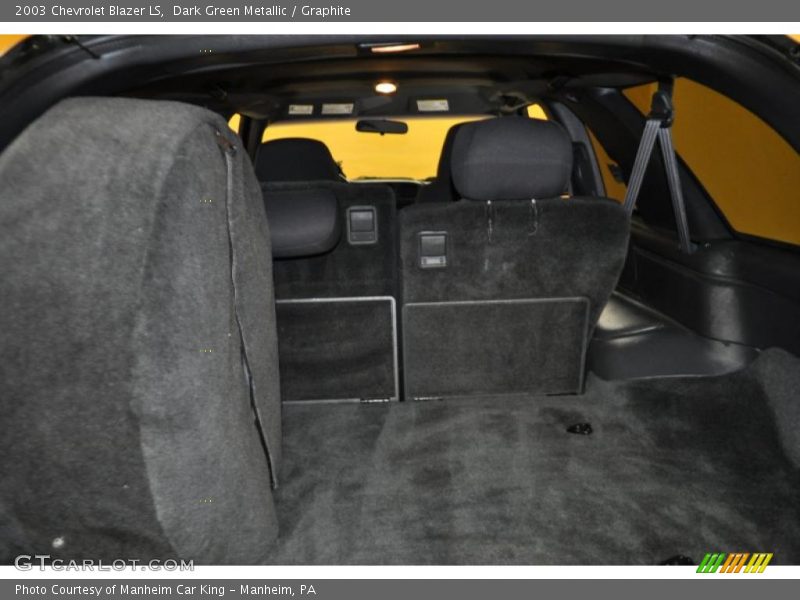 Dark Green Metallic / Graphite 2003 Chevrolet Blazer LS
