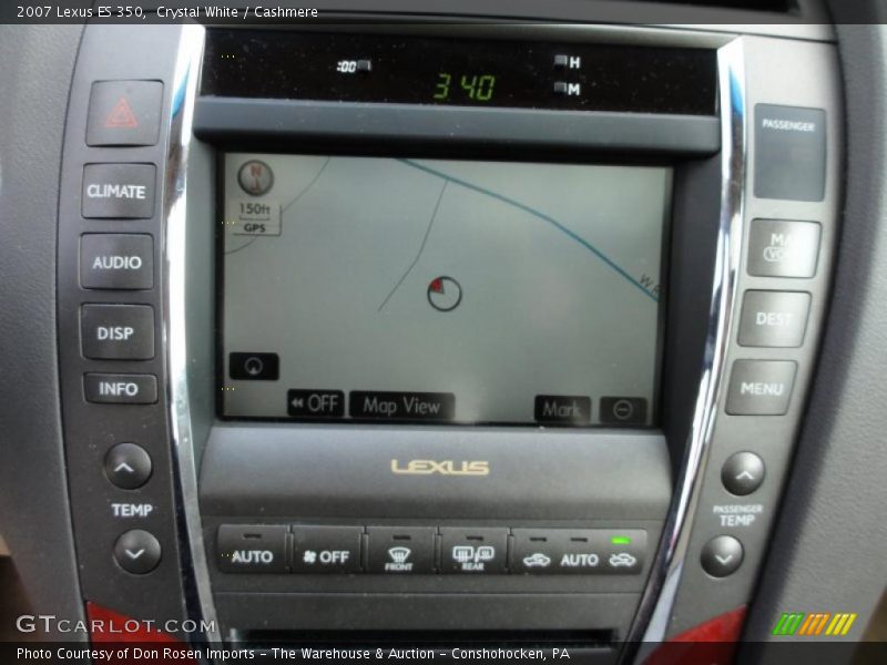 Crystal White / Cashmere 2007 Lexus ES 350