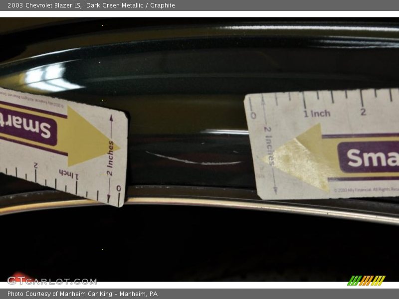 Dark Green Metallic / Graphite 2003 Chevrolet Blazer LS
