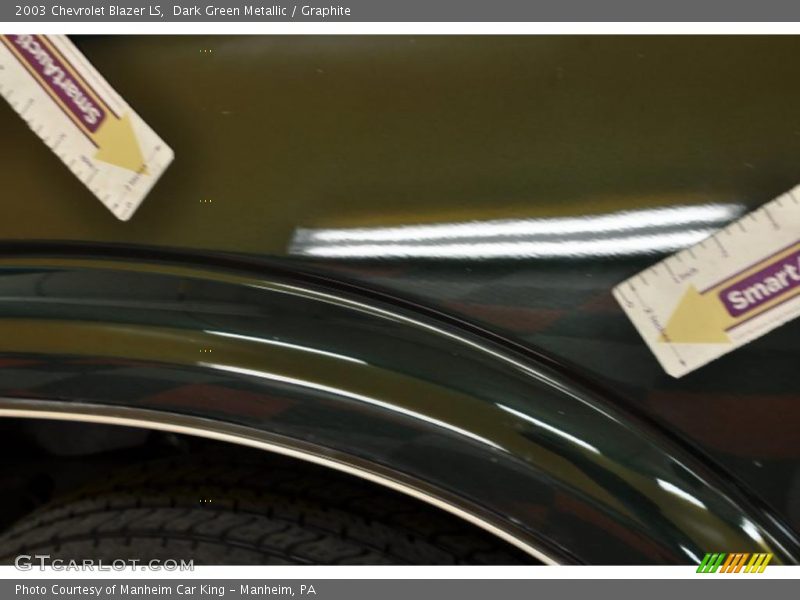 Dark Green Metallic / Graphite 2003 Chevrolet Blazer LS