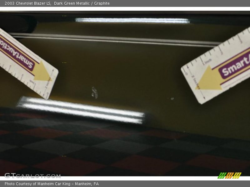 Dark Green Metallic / Graphite 2003 Chevrolet Blazer LS