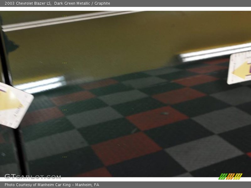 Dark Green Metallic / Graphite 2003 Chevrolet Blazer LS