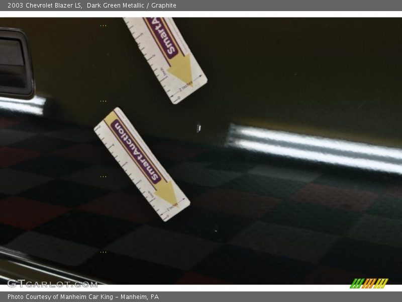 Dark Green Metallic / Graphite 2003 Chevrolet Blazer LS
