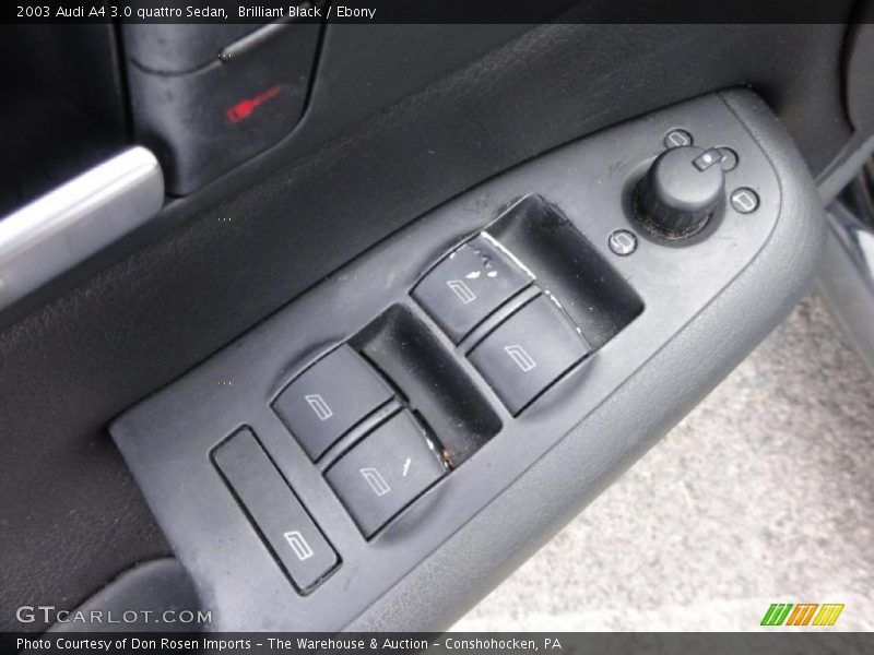 Brilliant Black / Ebony 2003 Audi A4 3.0 quattro Sedan