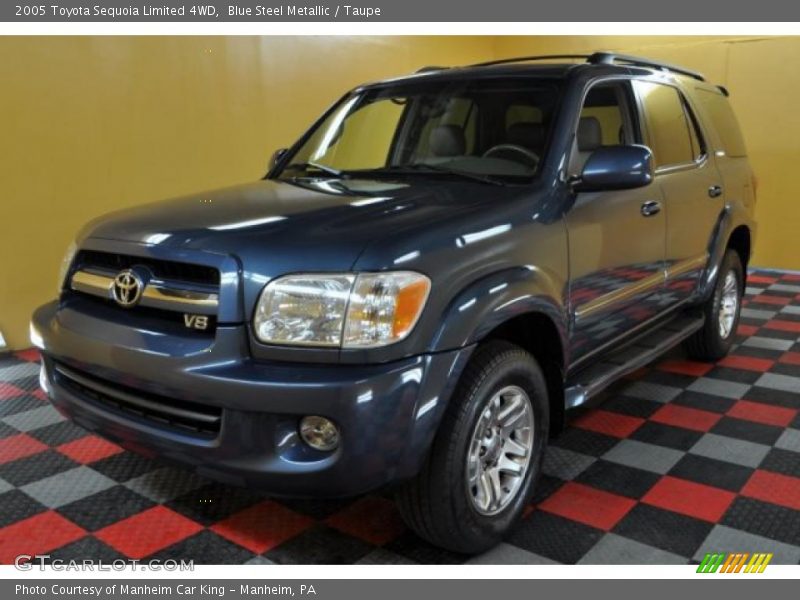 Blue Steel Metallic / Taupe 2005 Toyota Sequoia Limited 4WD