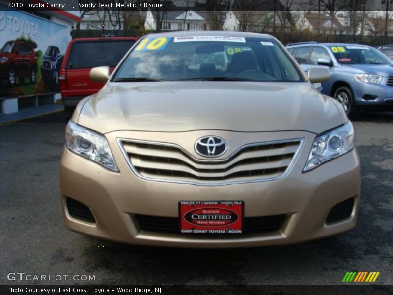 Sandy Beach Metallic / Bisque 2010 Toyota Camry LE