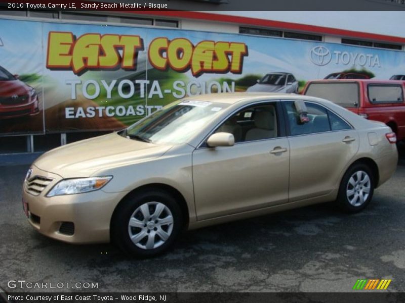 Sandy Beach Metallic / Bisque 2010 Toyota Camry LE