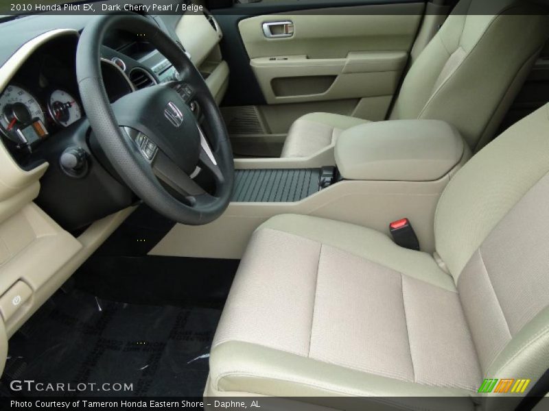 2010 Pilot EX Beige Interior