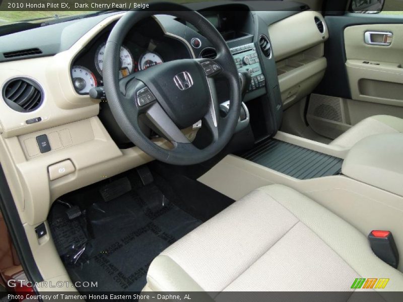  2010 Pilot EX Beige Interior