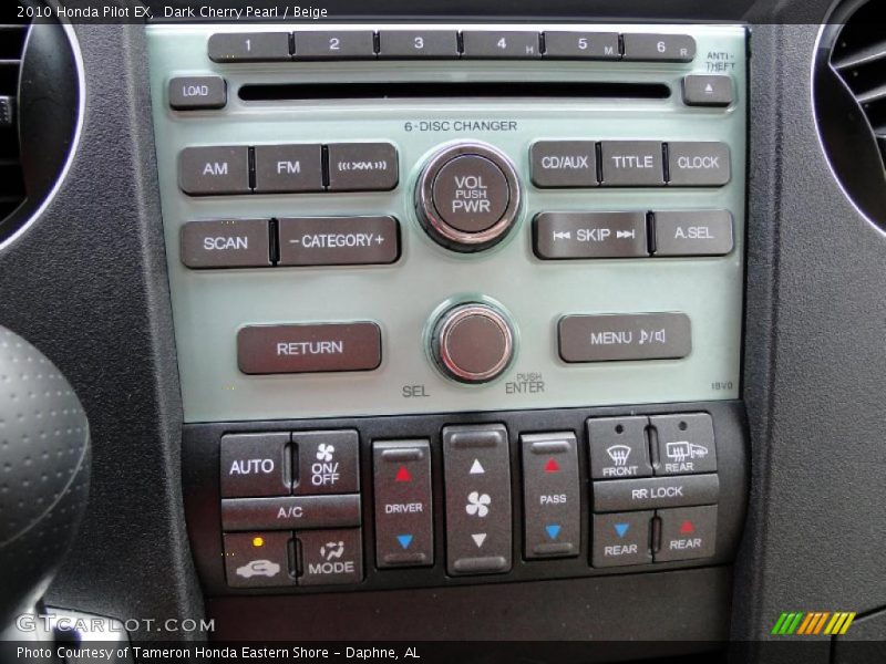 Controls of 2010 Pilot EX