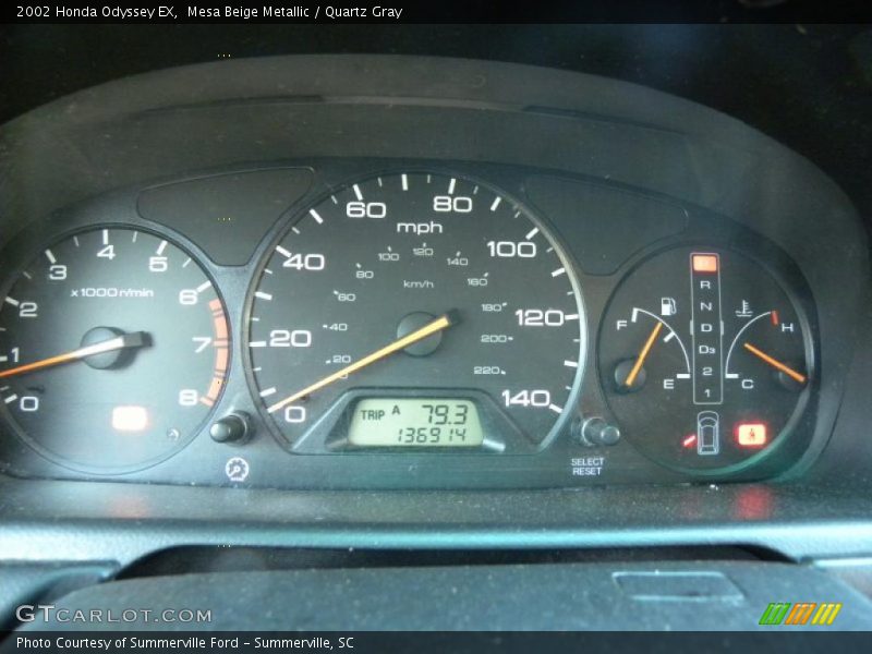 Mesa Beige Metallic / Quartz Gray 2002 Honda Odyssey EX