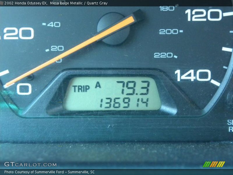 Mesa Beige Metallic / Quartz Gray 2002 Honda Odyssey EX