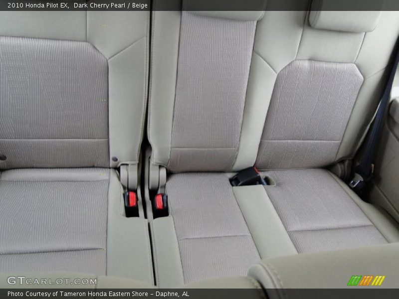 Dark Cherry Pearl / Beige 2010 Honda Pilot EX