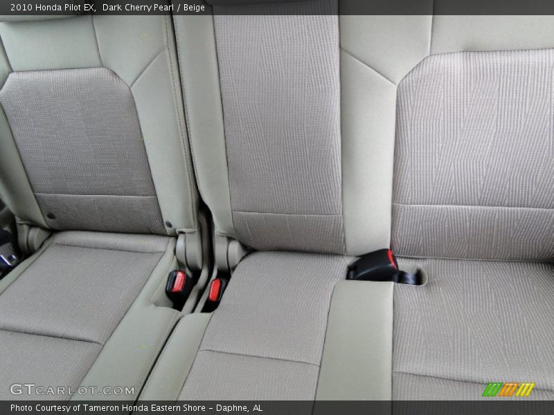 Dark Cherry Pearl / Beige 2010 Honda Pilot EX