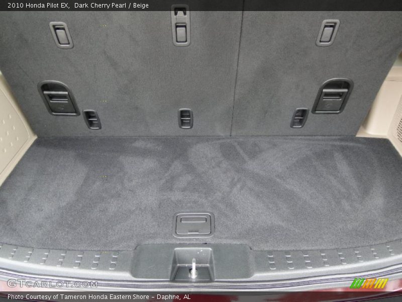 Dark Cherry Pearl / Beige 2010 Honda Pilot EX