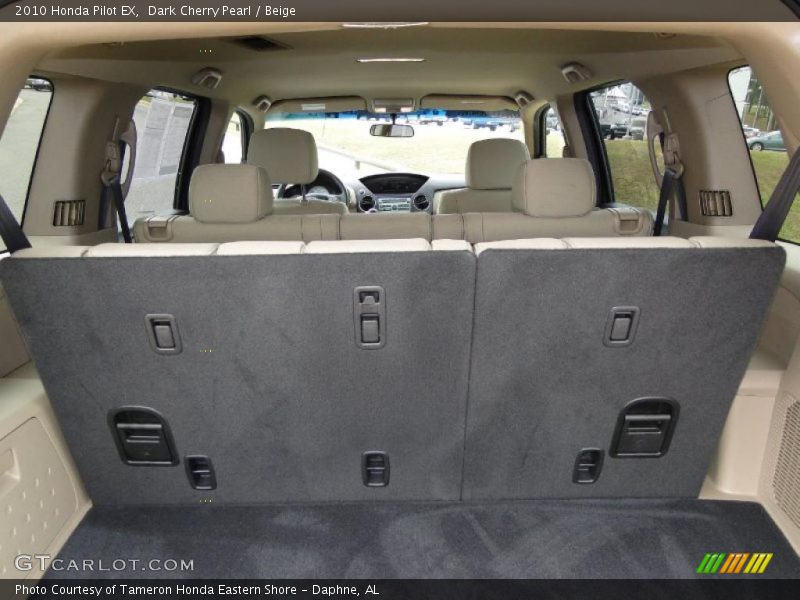 Dark Cherry Pearl / Beige 2010 Honda Pilot EX
