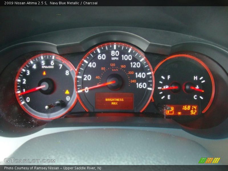 Navy Blue Metallic / Charcoal 2009 Nissan Altima 2.5 S