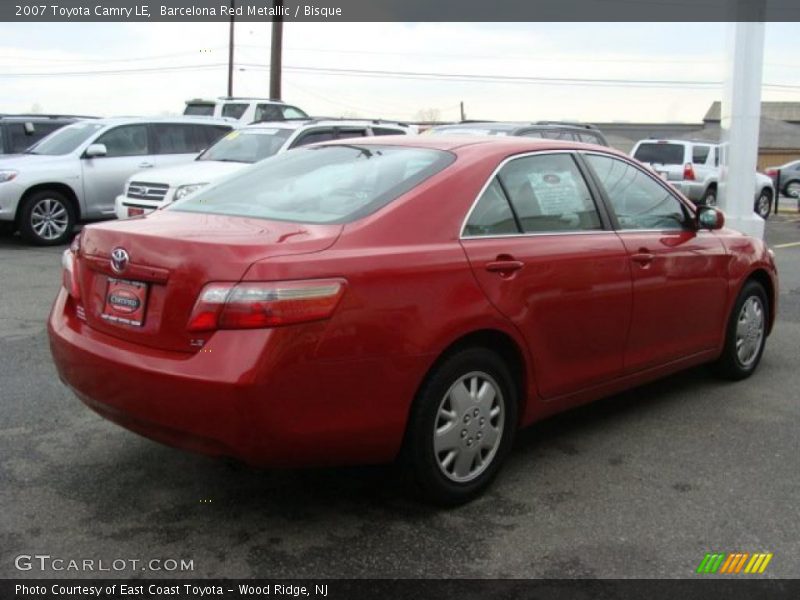 Barcelona Red Metallic / Bisque 2007 Toyota Camry LE