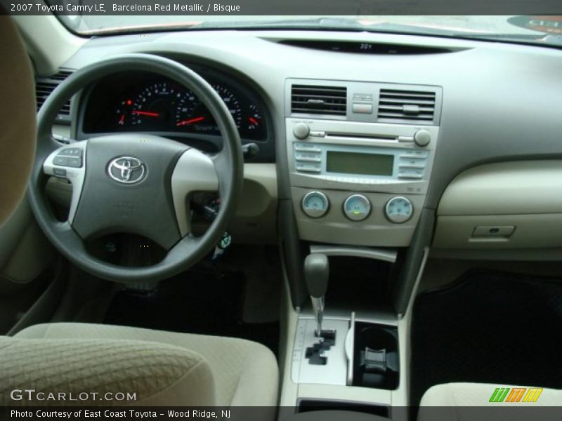 Barcelona Red Metallic / Bisque 2007 Toyota Camry LE