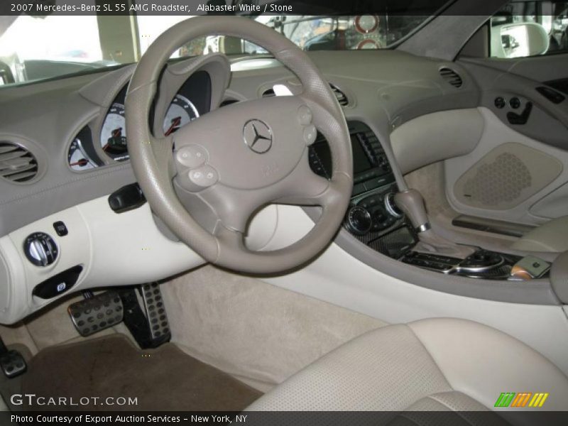  2007 SL 55 AMG Roadster Stone Interior