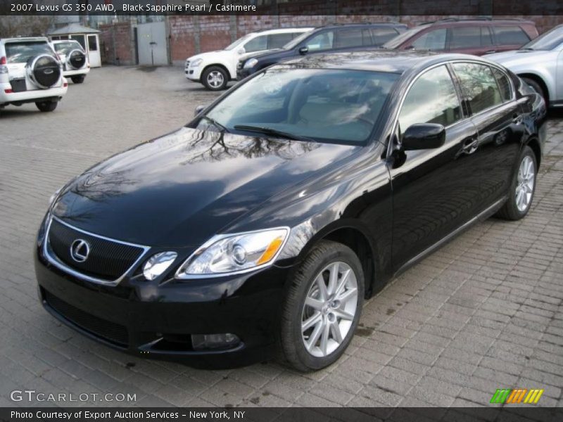 Black Sapphire Pearl / Cashmere 2007 Lexus GS 350 AWD